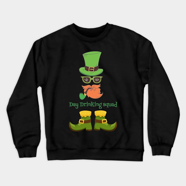 st patricks day Crewneck Sweatshirt by Vine Time T shirts